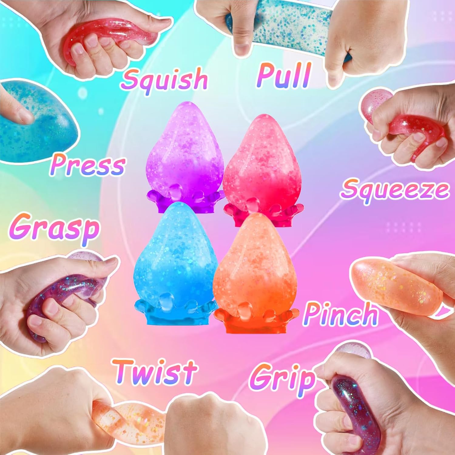 FreeDoh: Crystal Jelly Popsicle Squishy
