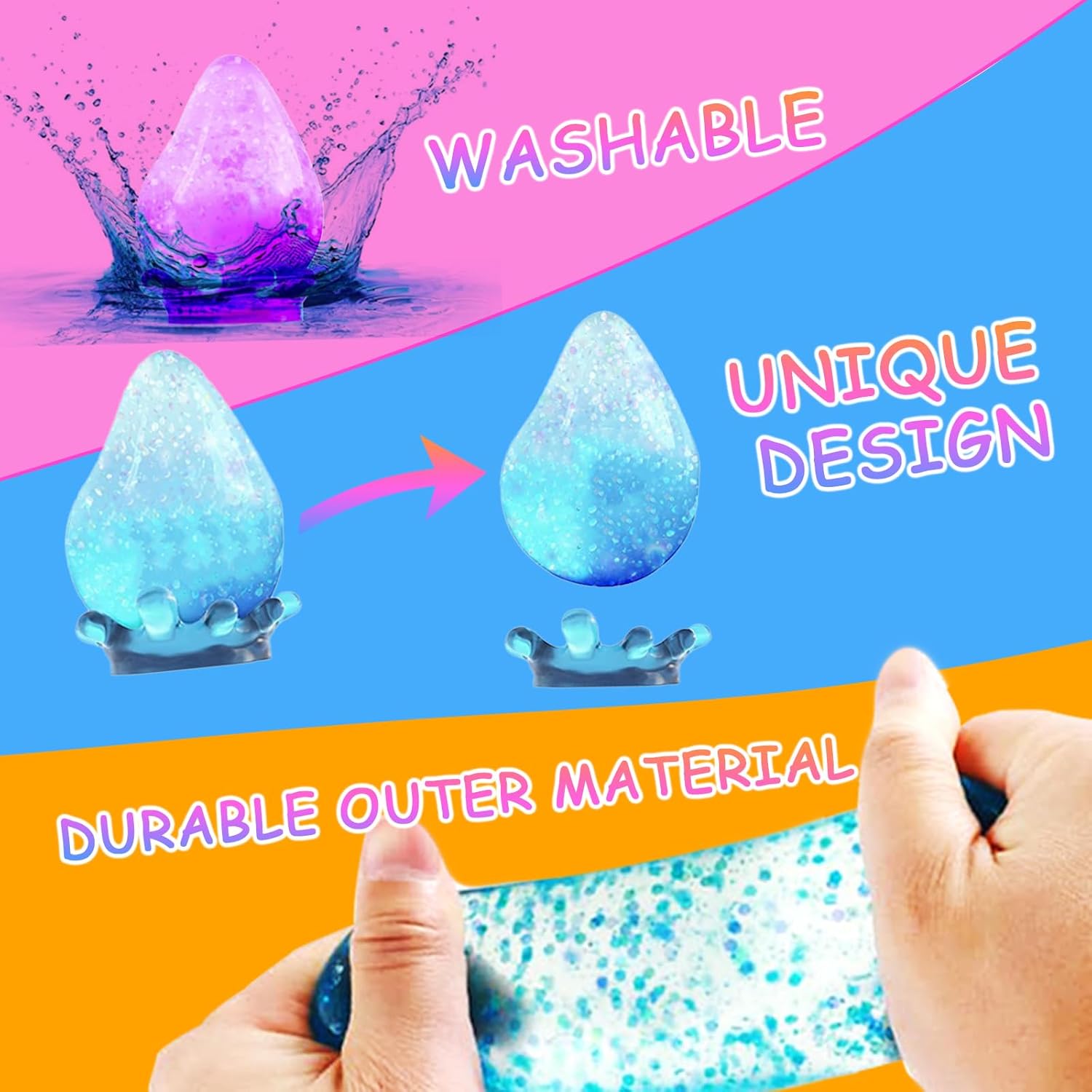 FreeDoh: Crystal Jelly Popsicle Squishy