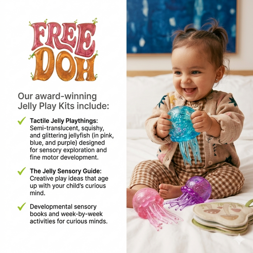 FREE DOH "What's Inside?" Super Value Pack – 20+ Piece Mystery Sensory Squishy Box (Random Assortment)